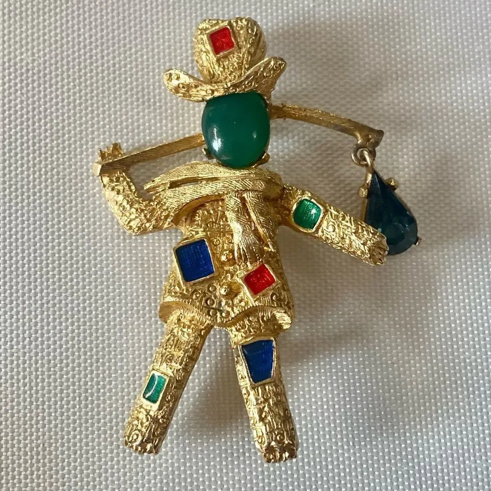 Vintage Florenza Hobo Brooch